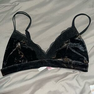 Velvet bralette